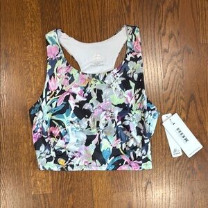 RBX Floral Racerback Crop Top